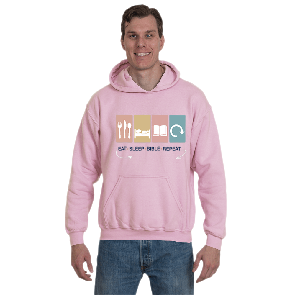 Eat, Sleep, Bible, Repeat Hoodie