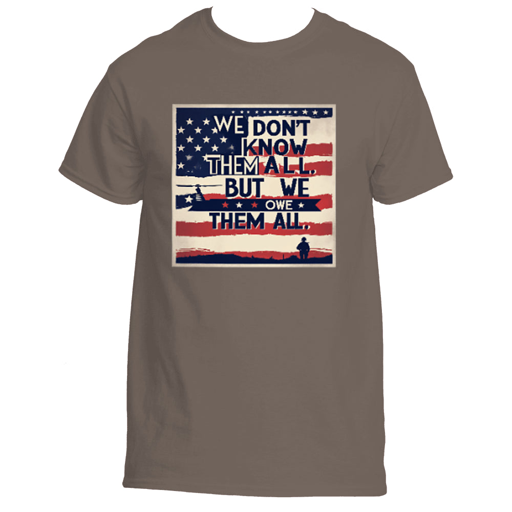 “We Owe Them All” Memorial Tribute Tee